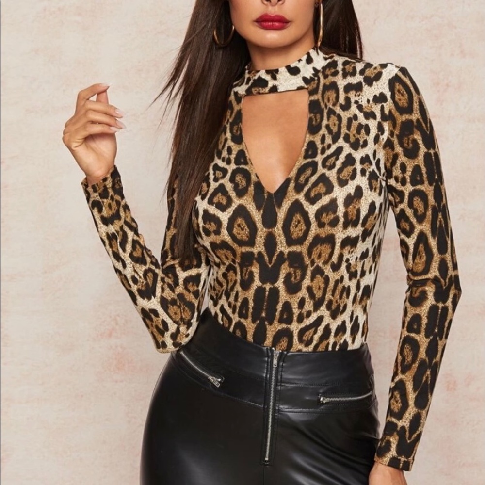 SHEIN Top de Animal print